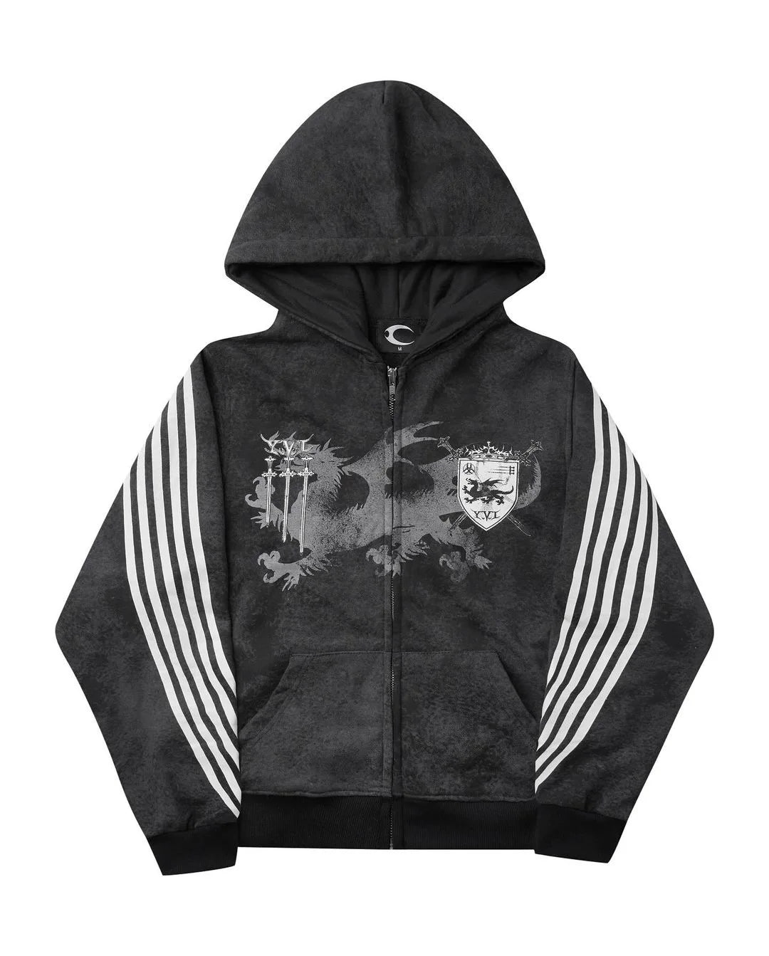 Dark Gothic Long Sleeved Hoodies - Lifestyle