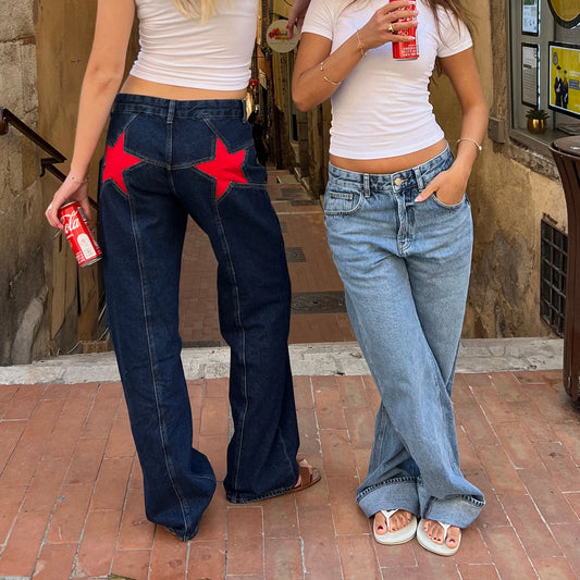 Combhasaki Women's Y2K Vintage Jeans - Lifestyle