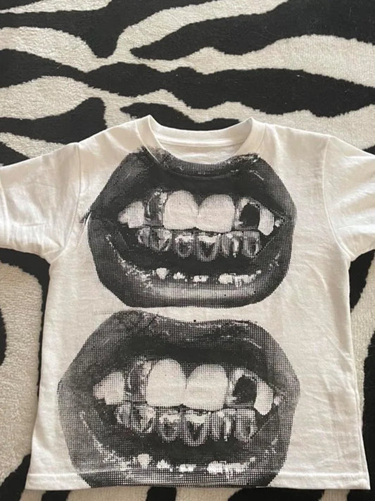 Punk Y2K Short Sleeve Top - Lifestyle