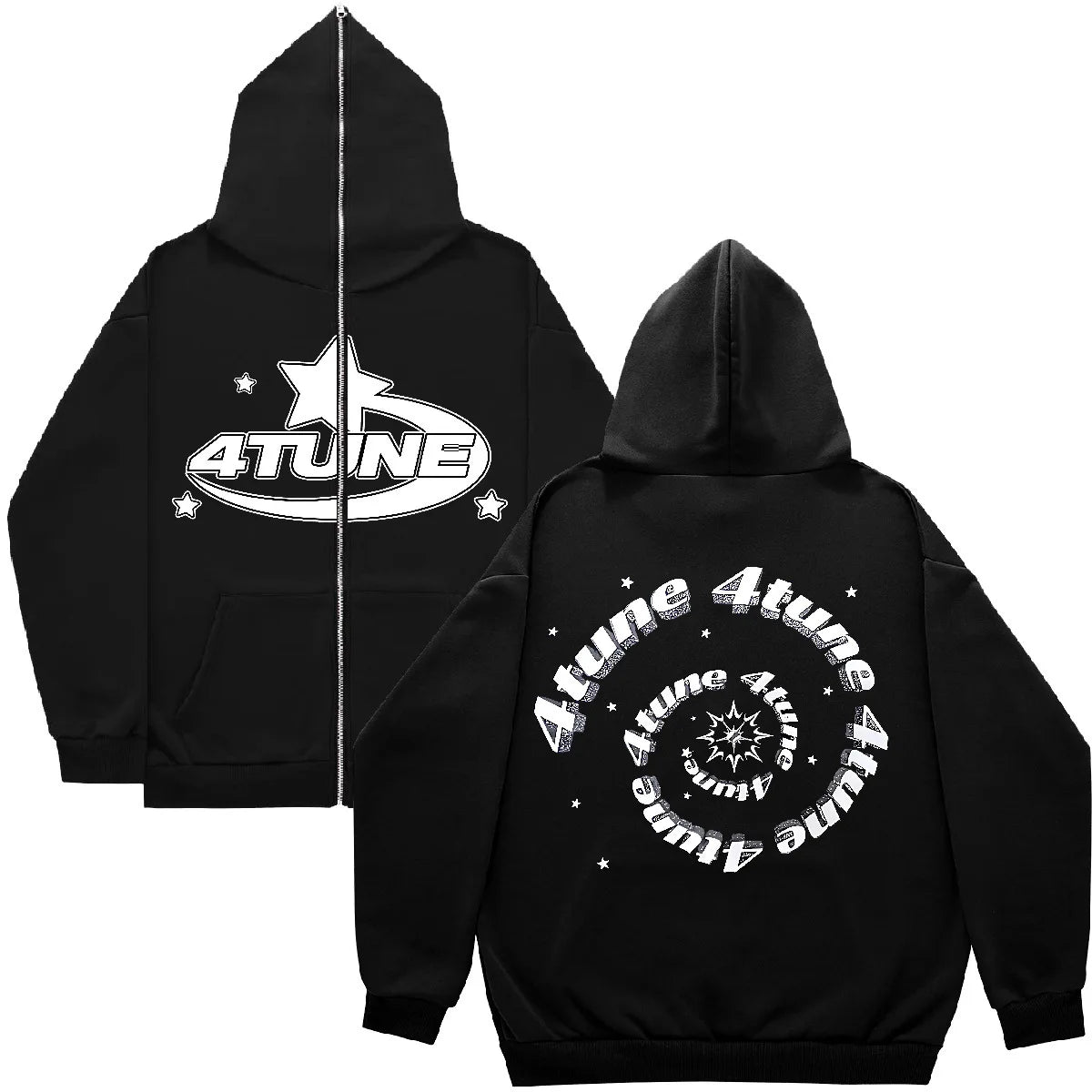 Star Letter Hoodies - Lifestyle