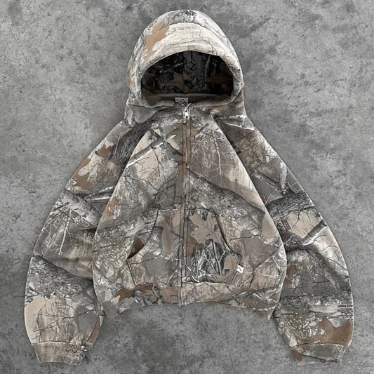 Y2K Retro Camouflage Pattern Sweatshirt & joggers - Lifestyle