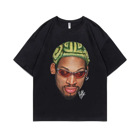 Dennis Rodman Big Face Graphic T-shirt - Lifestyle